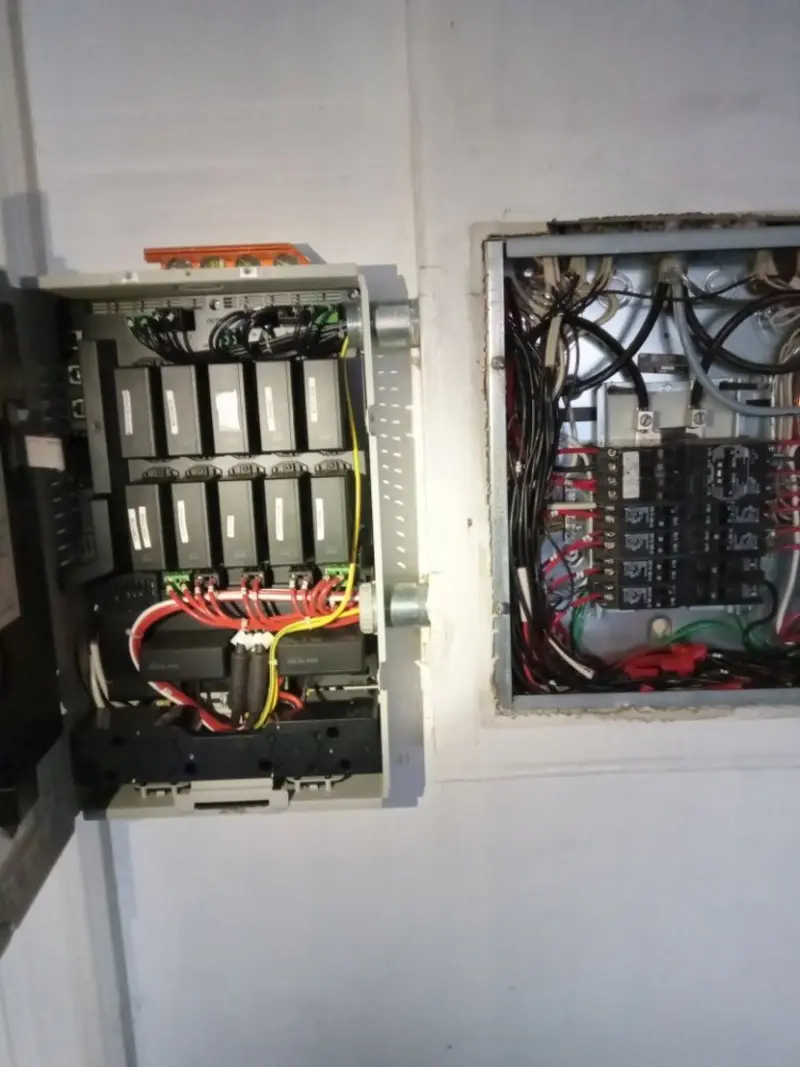 Electrical panel upgrade completed for Carbon Monoxide Detector Installation in Cedar Park